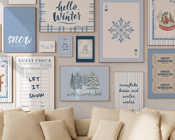 Winter Set of 15 Prints