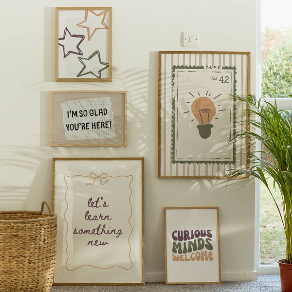 Neutral Classroom Set of 15 Prints