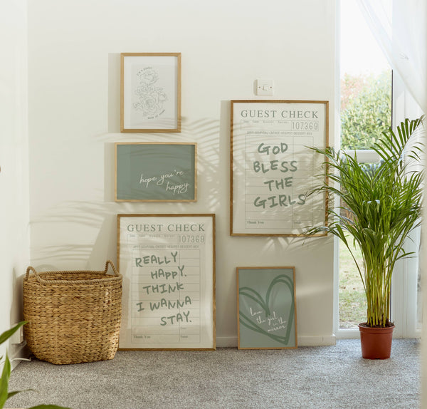 God Bless The Girls Set of 5 Prints