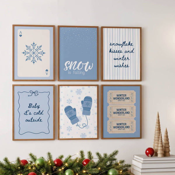 Winter Set of 15 Prints