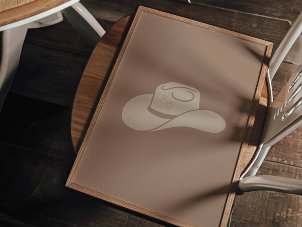 Cowboy Hat Print