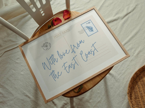 With Love From The East Coast Print