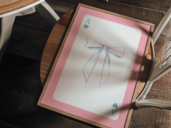 Pink & Blue Cowgirl Set of 6 Prints