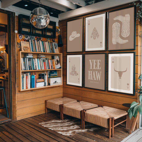 Neutral Western Set of 6 Prints