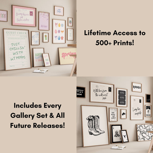 Ultimate Wall Art Mega Bundle | Lifetime Access to 500+ Prints & Growing