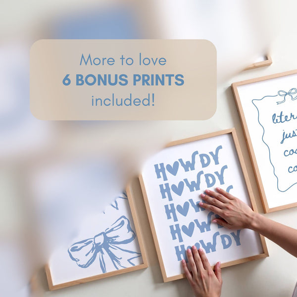 Coastal Cowgirl Set of 15 Prints