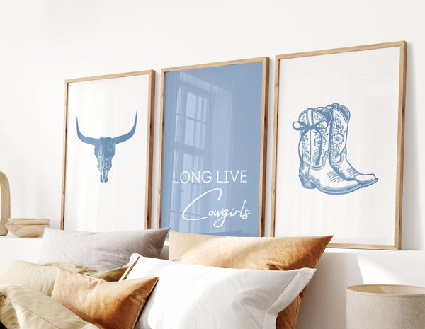 Coastal Cowgirl Set of 15 Prints