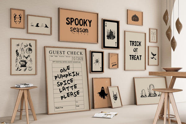 Moody Halloween Set of 15 Prints