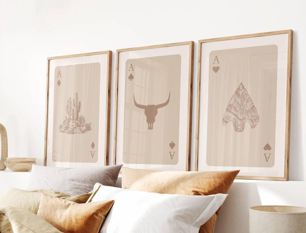 Neutral Western Set of 6 Prints