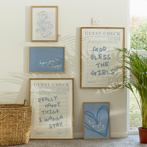 God Bless The Girls Set of 5 Prints