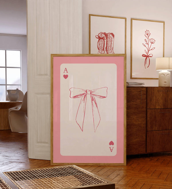 Preppy Valentine Set of 6 Prints