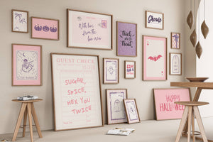 Pinkoween Set of 15 Prints