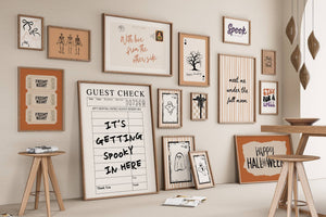 Trendy Halloween Set of 15 Prints