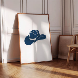 Cowgirl Hat Print