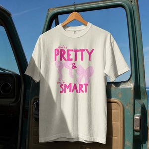 Pretty & Smart Ivory Graphic Tee