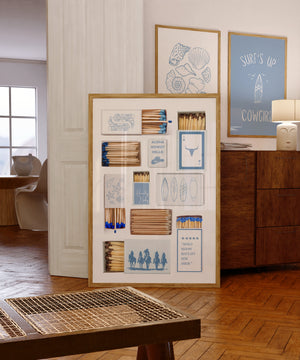 Coastal Cowgirl Set of 5 Prints