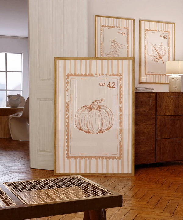 Fall Stamp Set of 3 Prints