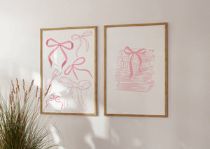 Library Card Set of 3 Prints