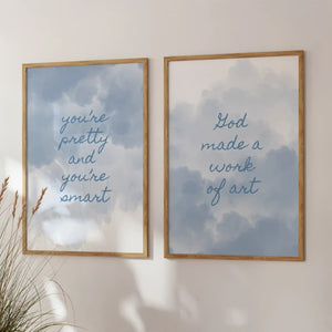 Pretty & Smart Set of 2 Prints
