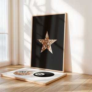 Retro Cowhide Set of 3 Prints