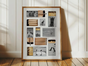 Black & White Coastal Cowgirl Matchbox Print