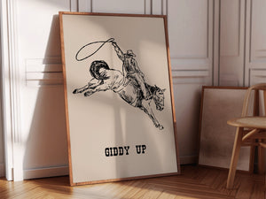 Giddy Up Print