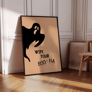 Ghost Funny Bathroom Print