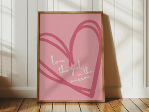 Love the girl in the mirror quote 