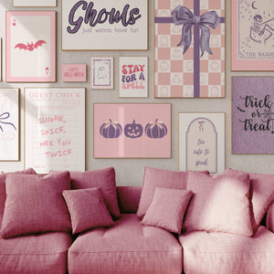 Pinkoween Set of 15 Prints