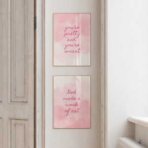 Pretty & Smart Set of 2 Prints