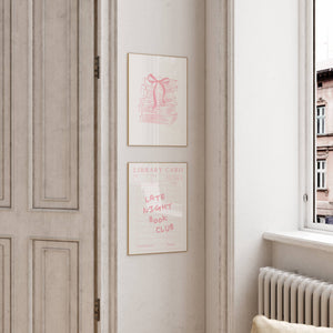 Library Card Set of 3 Prints