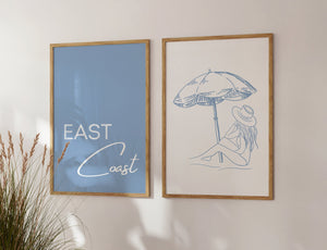 East Coast Set of 2 Prints