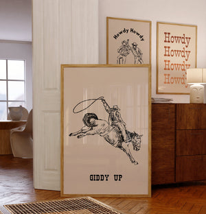 Giddy Up Print