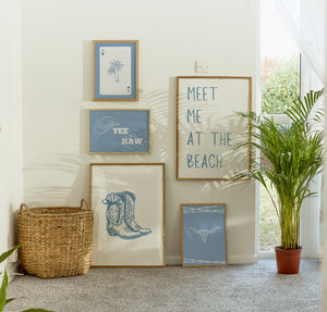 Coastal Cowgirl Set of 15 Prints