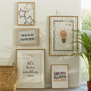 Neutral Classroom Set of 15 Prints