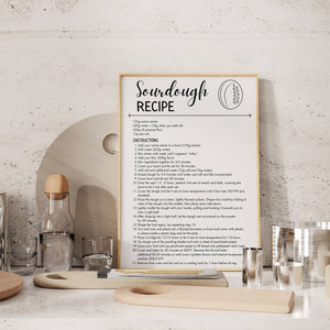 Sourdough Recipe Print