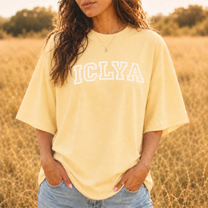 ICLYA Yellow Graphic Tee