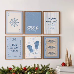 Winter Set of 15 Prints