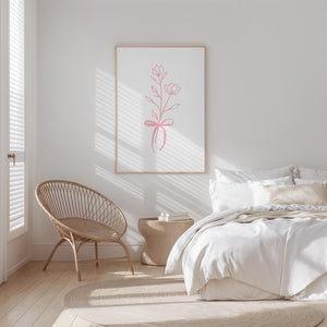 Coquette Flower Print