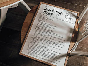Sourdough Recipe Print