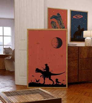 Space Cowboy Print