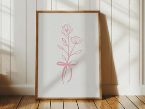 Coquette Flower Print