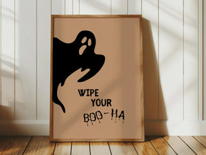 Ghost Funny Bathroom Print