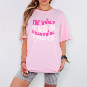 The World Is Hard On Beautiful Things Graphic Tee