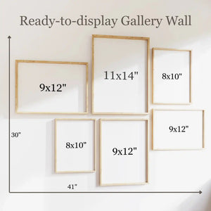 Bathroom Gallery Set of 6 Prints