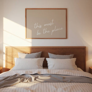 Beige This Must Be The Place Print