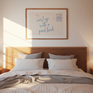 Curl Up With A Good Book Girly Print