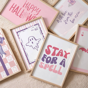 Pinkoween Set of 15 Prints