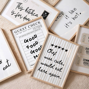 Kitchen Gallery Set of 6 Prints