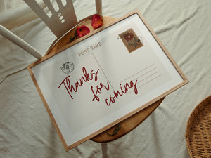 Thanks For Coming Print